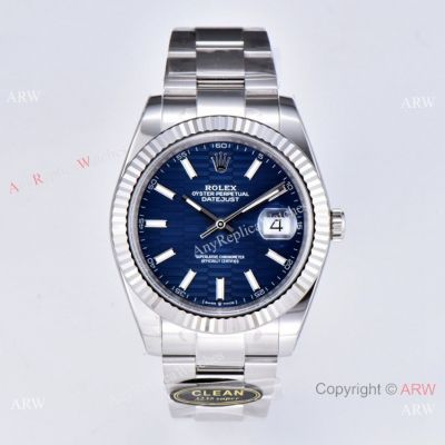 Clean Factory Rolex Datejust II new Blue Motif Oystersteel watch 1:1 3235 Movement